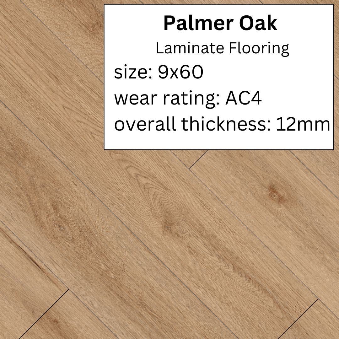 Palmer Oak 9"x60" AC4 Laminate Flooring Revive by Southwind