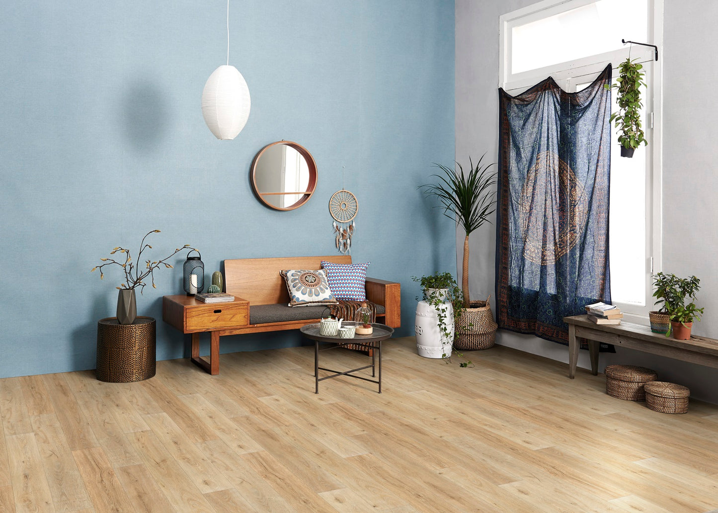 Boston 7x48 RigidLock Plus LVP Flooring | 20 mil wear layer | 6.5 mm thick