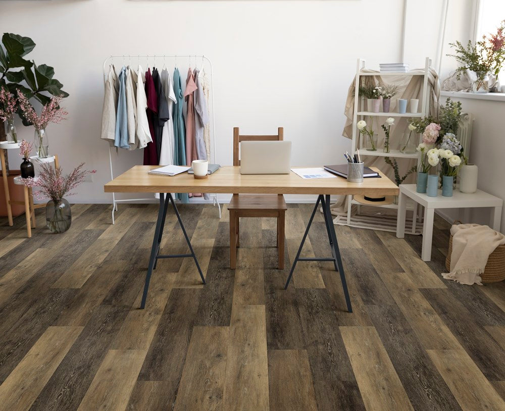 Saratoga 7x48 RigidLock Plus LVP Flooring | 20 mil wear layer | 6.5 mm thick